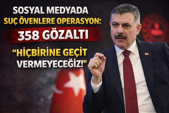 Sosyal medyada su&ccedil; &ouml;venlere operasyon: 358 ş&uuml;pheli yakalandı