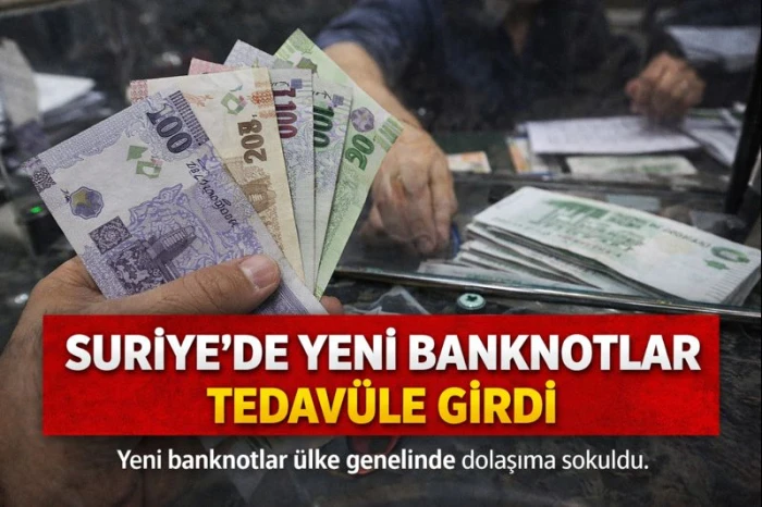 Suriye&rsquo;de Yeni Banknotlar Tedav&uuml;le Girdi