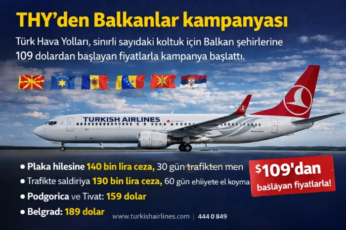 THY&rsquo;den Balkanlar kampanyası