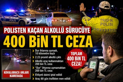 10 Kilometrelik Ka&ccedil;ış Pahalıya Patladı: 400 bin ceza