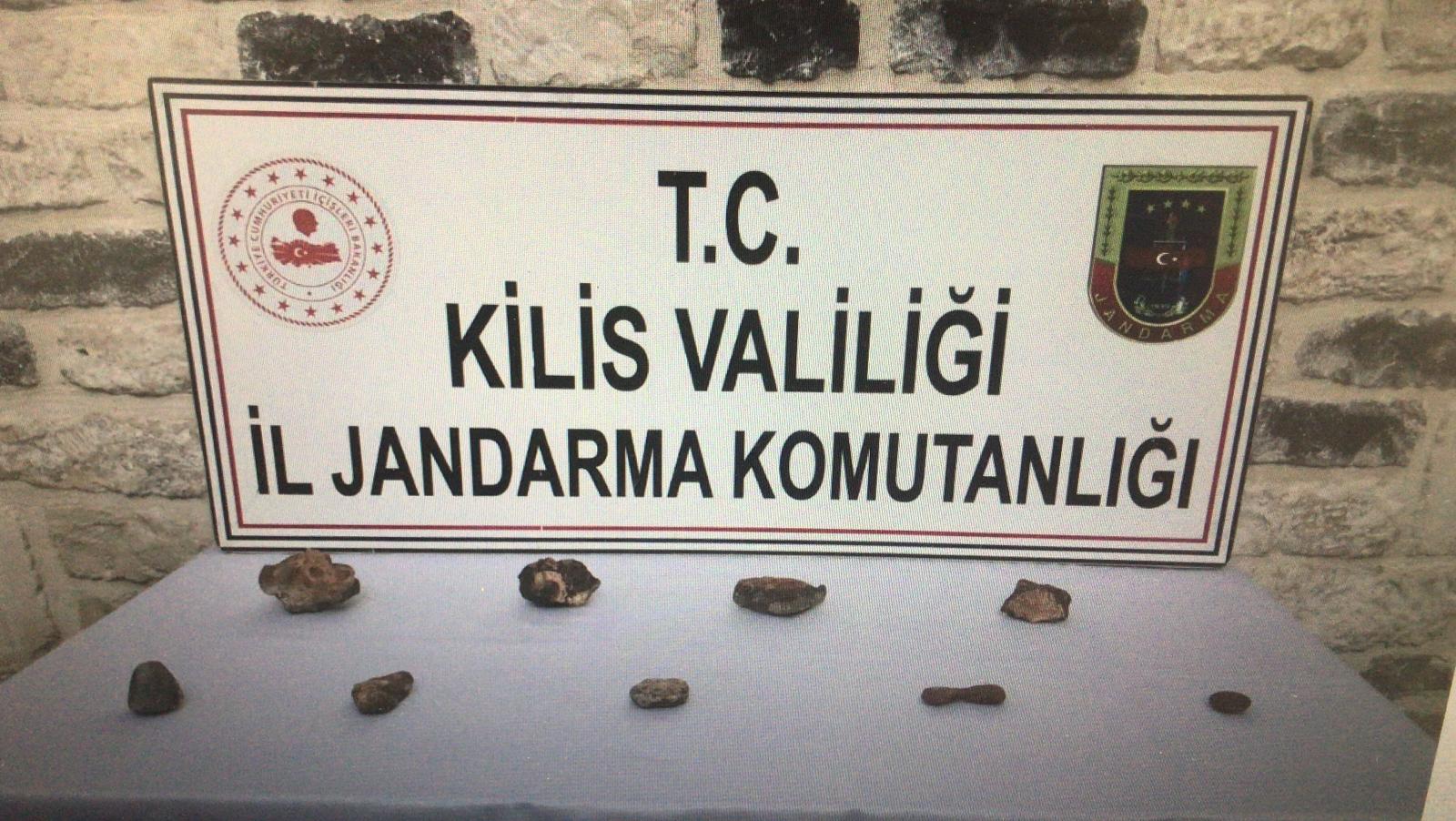 KİLİS'TE 170 MİLYON YILLIK FOSİL ELE GEÇİRİLDİ