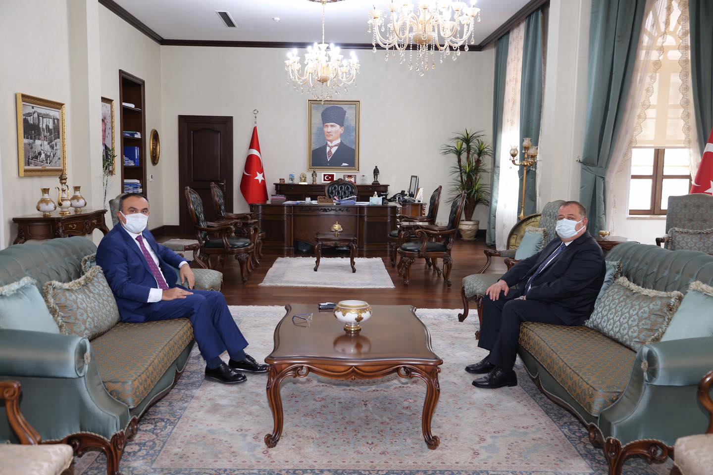BAŞKAN RAMAZAN, VALİ SOYTÜRK İLE GÖRÜŞTÜ