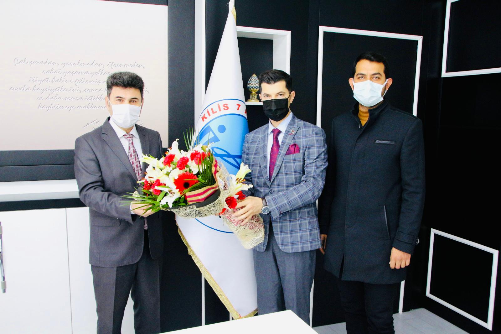 OLEA OTEL’DEN REKTÖR KARAÇOSKUN’A HAYIRLI OLSUN ZİYARETİ