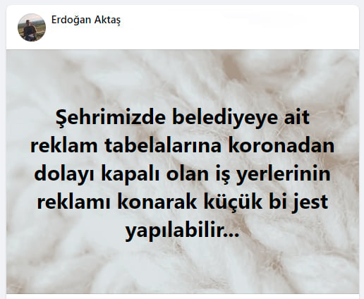 BAŞKAN RAMAZAN ESNAFIN ÇAĞRISINA KULAK VERDİ;   "ÖNERİNİZİ DİKKATE ALIYOR VE UYGULUYORUZ"