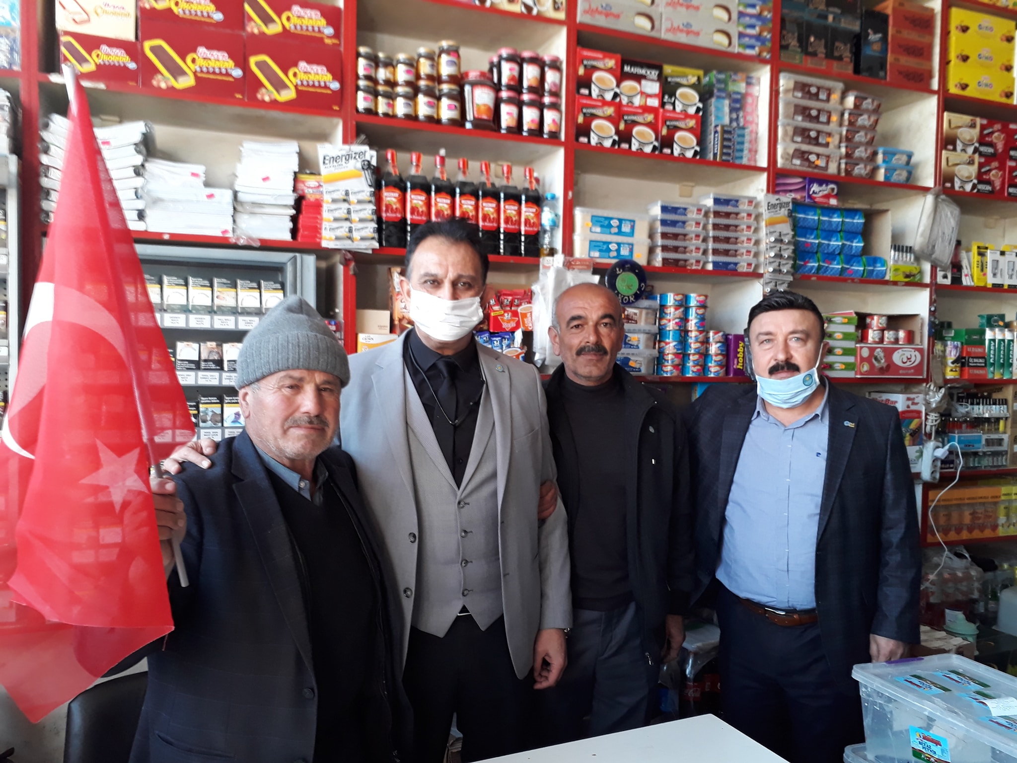 İYİ PARTİ ÖNCE ELBEYLİ İLÇE BAŞKANLIĞINI AÇTI SONRA ESNAFLA BULUŞTU