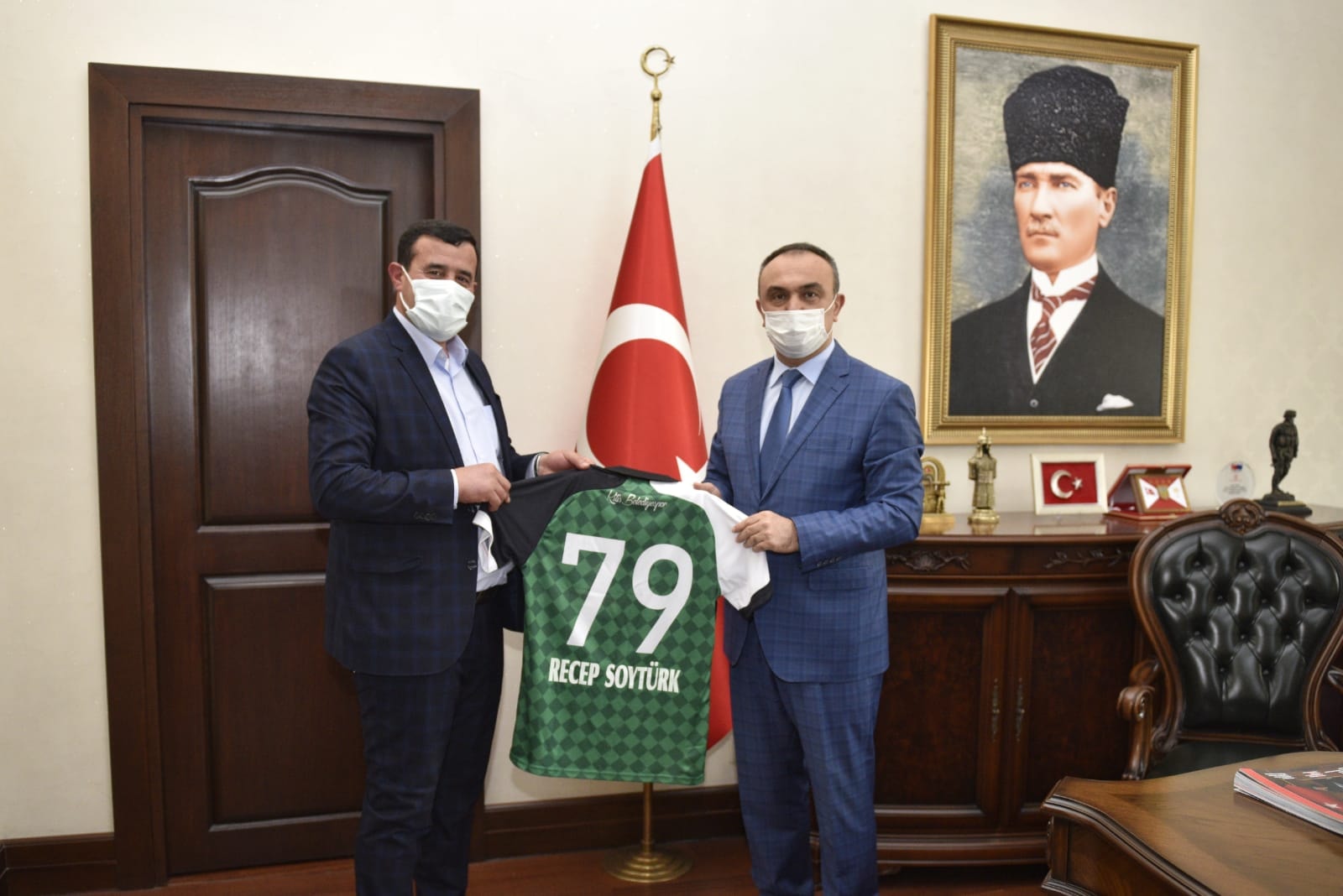 BAŞKAN GÜNAY VALİ BEY'E SÖZ VERDİ! "İNŞALLAH BAŞARILI OLMAK İSTİYORUZ"