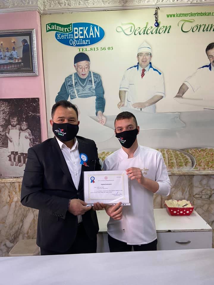 BEKAN PASTANESİ KİLİS TANITIMINDAN DOLAYI ÖDÜLLENDİRİLDİ