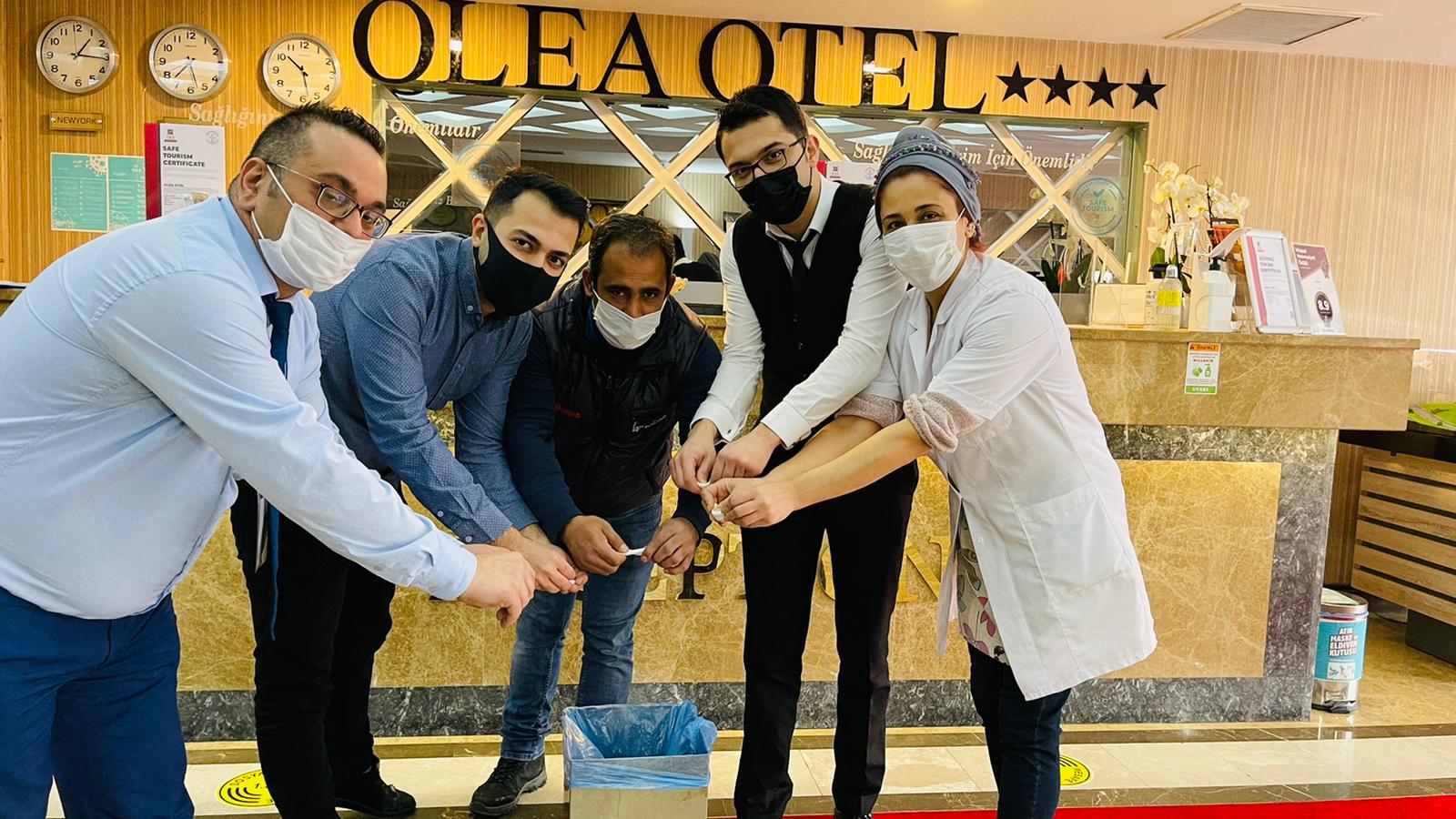 YEŞİLAY HAFTASINDA OTEL ÇALIŞANLARI SİGARAYI BIRAKTI