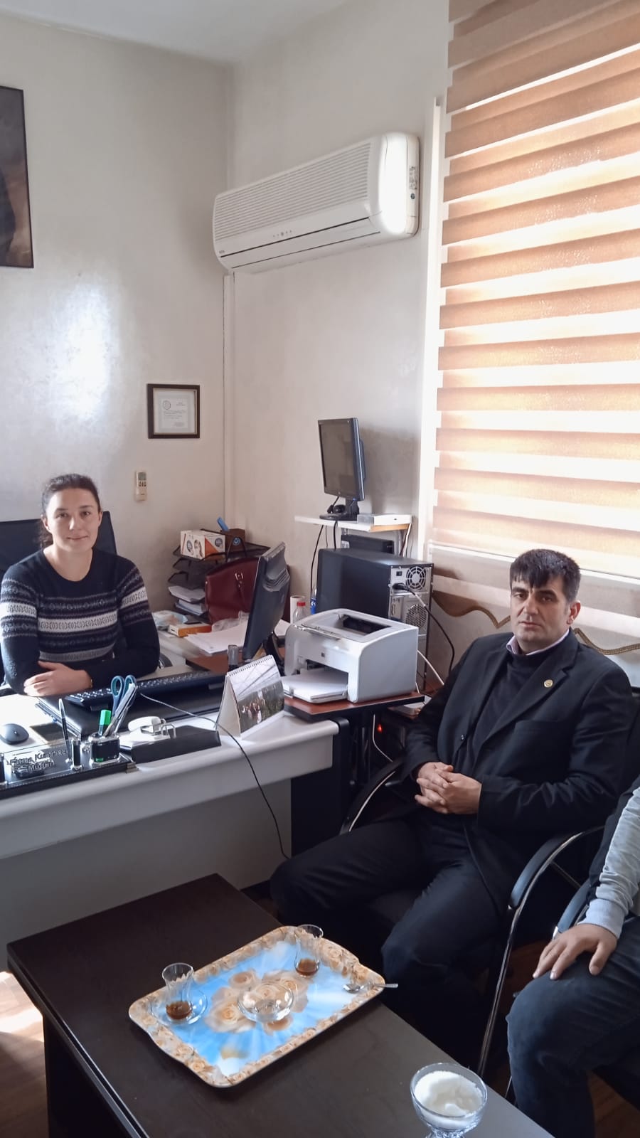 GÜÇ BİRLİĞİ PARTİSİ POLATELİ İLÇE BAŞKANI SAYGILI ÇALIŞMAYA DEVAM EDİYOR