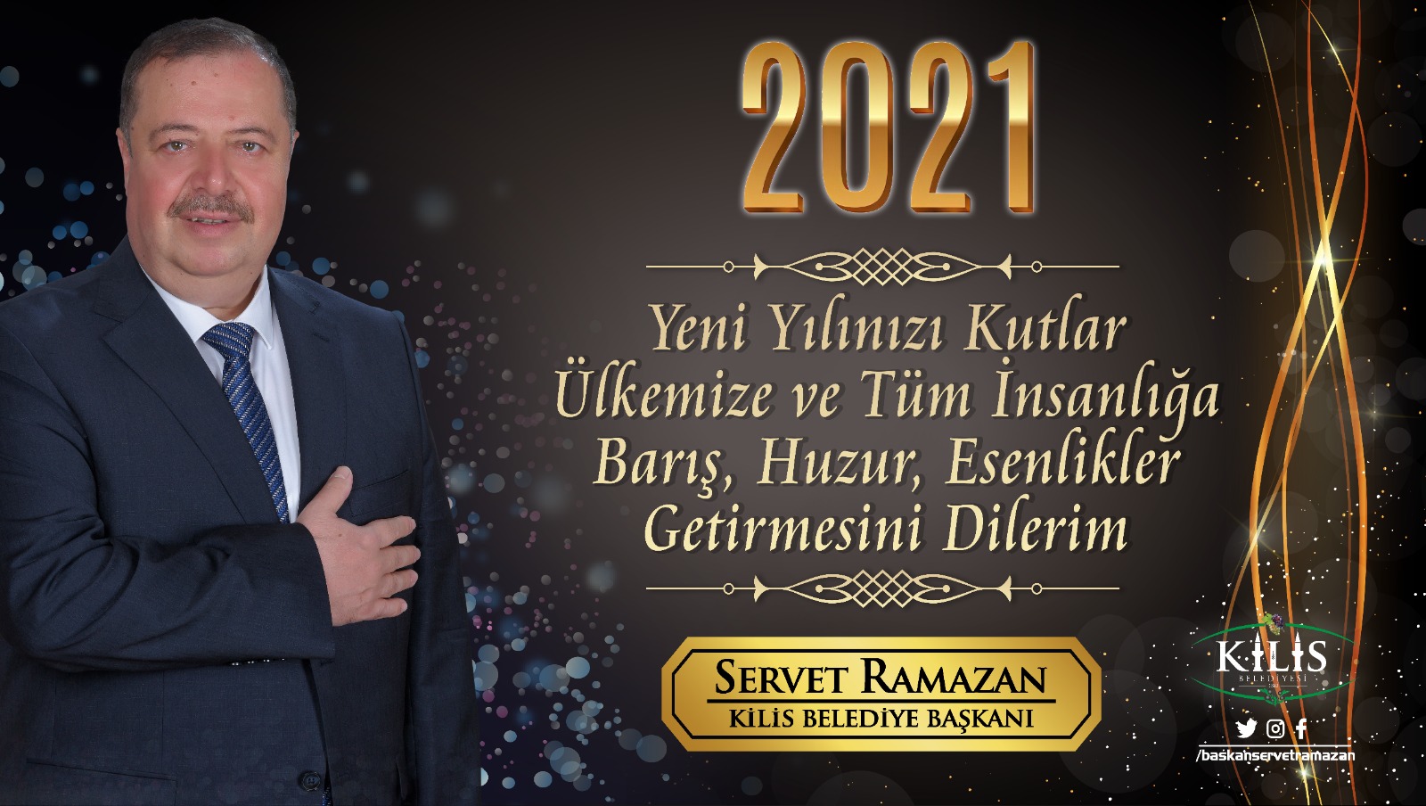 BAŞKAN RAMAZAN "SEVİNÇLERİYLE, HÜZÜNLERİ İLE BİR YILI GERİDE BIRAKTIK"