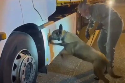 5 kilo uyuşturucu ele geçirilen tırın sürücüsü tutuklandı