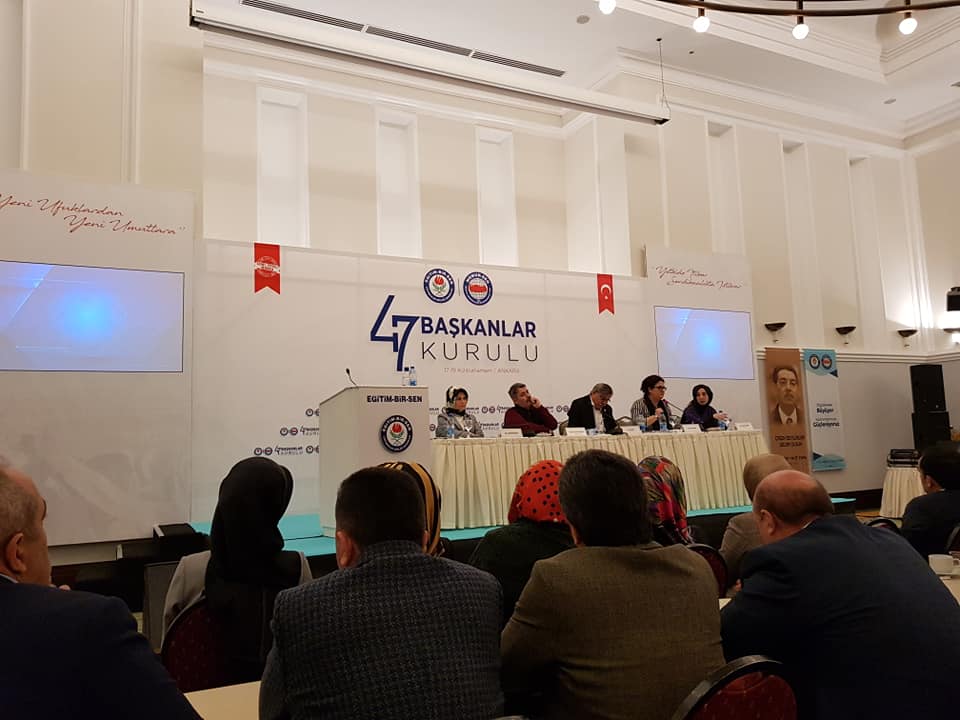 EĞİTİM-BİR-SEN BAŞKANI BEKİR ŞEN ANKARA'DA