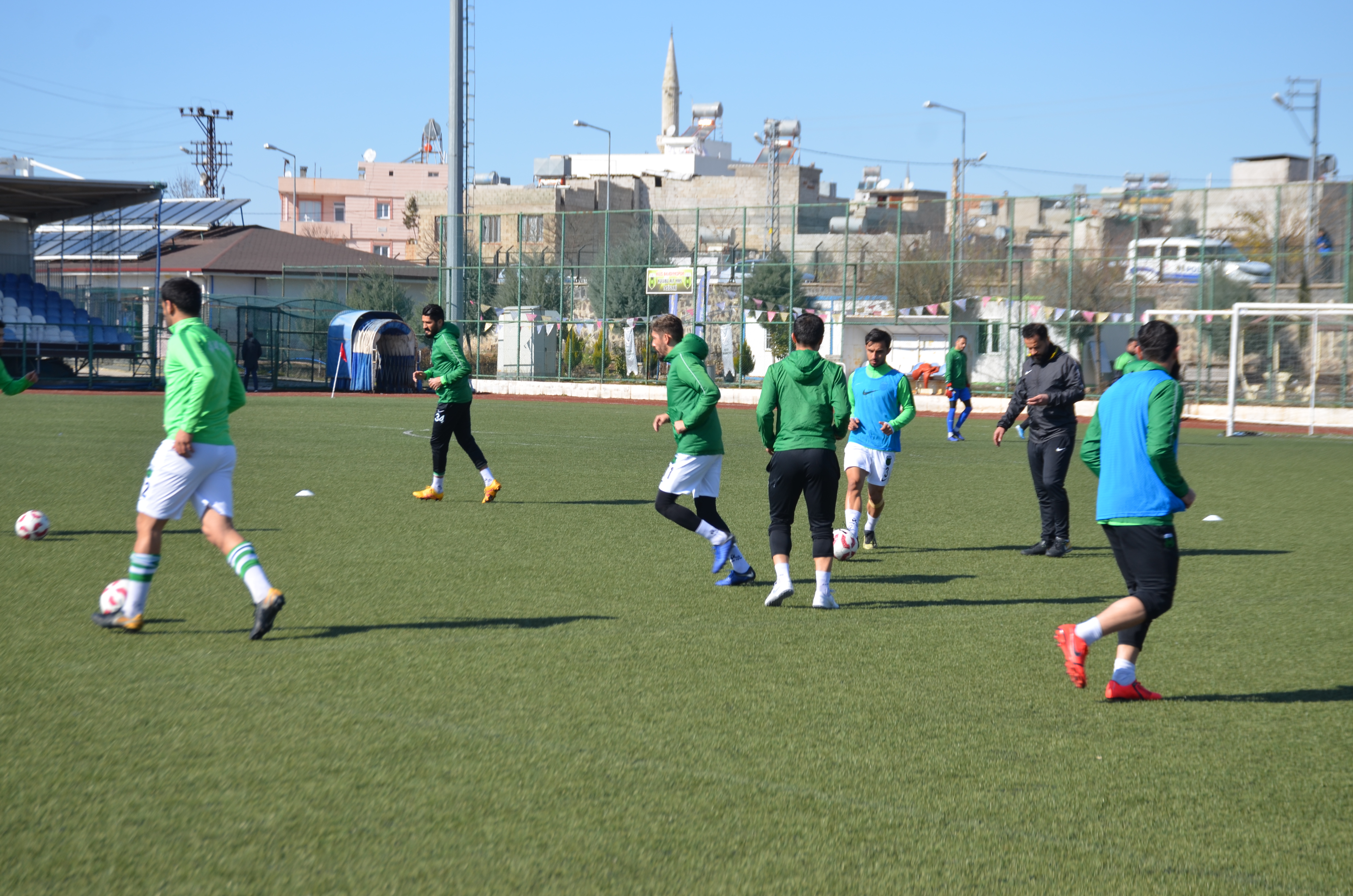 ŞANLIURFA BÜYÜKŞEHİR BELEDİYESPOR MAÇI HAZIRLIKLARI DEVAM ETTİ