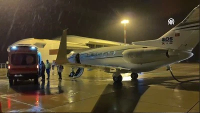 Ağrı'da kalp hastası bebek ambulans uçakla Ankara'ya sevk edildi