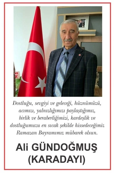 Ali Gündoğmuş ' tan Bayram Mesajı
