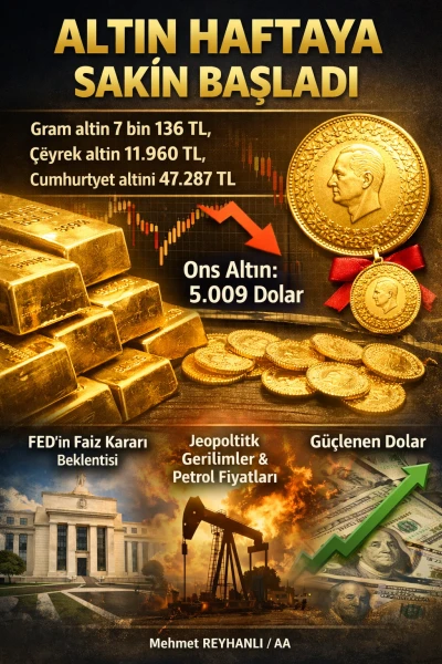 Altın haftaya nasıl başladı