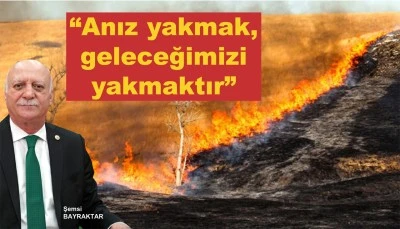 “Anız yakmak, geleceğimizi yakmaktır”