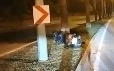 Antalya’da motosiklet kazası: Sürücü hayatını kaybetti