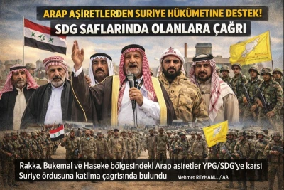 Arap aşiretlerinden Suriye h&uuml;k&uuml;metine destek