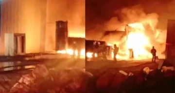 Asfalt eritme tankında patlama: 2 yaralı