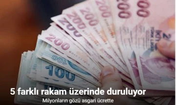 Asgari ücret için beklenen rakamlar