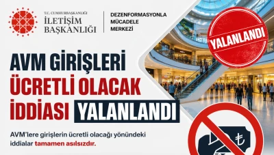 AVM Girişleri &Uuml;cretli Olacak İddiası Yalanlandı