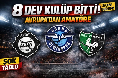 Avrupa hayali kuruyorlardı! 8 k&ouml;kl&uuml; kul&uuml;p amat&ouml;re s&uuml;r&uuml;klendi