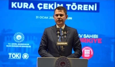 Bakan Kurum: 455 bin konut, &Ouml;zg&uuml;r &Ouml;zel&rsquo;in hayalinin bile yetmeyeceği bir proje