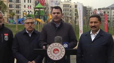 Bakan Kurum: &quot;Saatte 23, günde 550 konut yapıyoruz&quot;