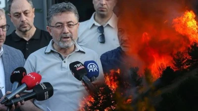 Bakan Yumaklı'dan yangın açıklaması