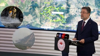 Bakan Yumaklı, orman yangınlarındaki son durumu paylaştı