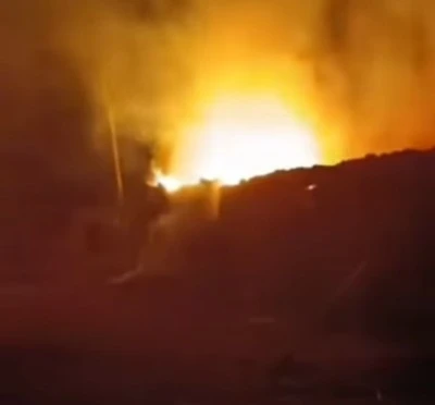 Başkale'de samanlık yangını: 1 yıllık emek küle döndü