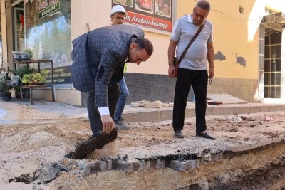  Başkan Bilecen Asfalt Çalışmalarını Yerinde İnceledi
