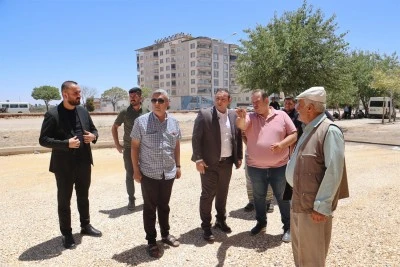 Başkan Bilecen, Ekrem Çetin Mahallesi'nde incelemelerde bulundu 