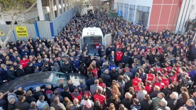 Başkan Durbay'a görev yaptığı belediyede duygusal veda