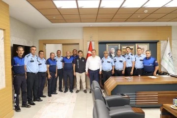 Başkan Ramazan, Zabıta personelini ağırladı