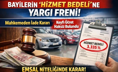 Bayilerin &ldquo;Hizmet Bedeli&rdquo;ne Yargı Freni