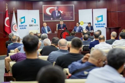 BİK Genel M&uuml;d&uuml;r&uuml; Abdulkadir &Ccedil;ay b&ouml;lgedeki medya temsilcileriyle buluştu