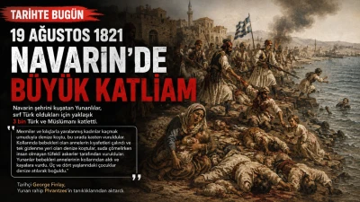 Bug&uuml;n 1821&rsquo;de Yunanlılar Navarin&rsquo;de b&uuml;y&uuml;k katliam