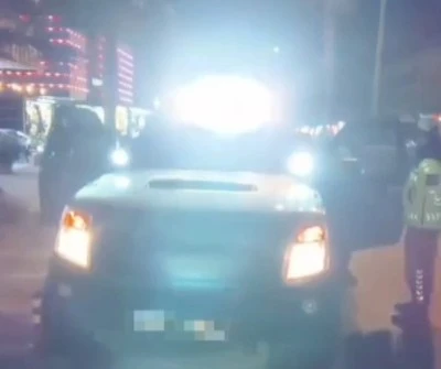 Çakarlı araç kullanan sürücüye rekor ceza kesildi