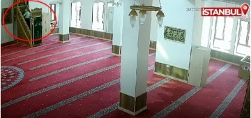 Camiden ilginç hırsızlık...