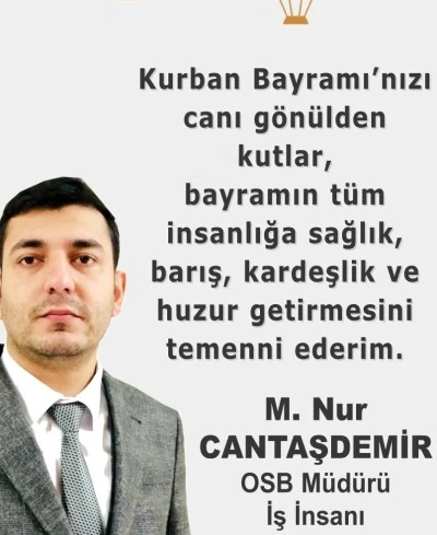 Cantaşdemir’den Kurban Bayramı Mesajı