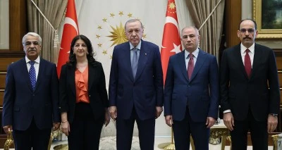 Cumhurbaşkanı Erdoğan, DEM Heyeti ile görüştü