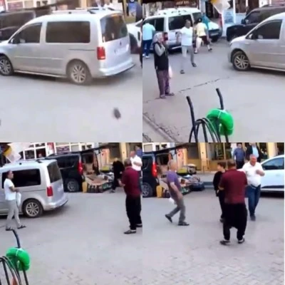 Deprem anındaki panik kamerada