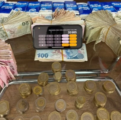 Dilencinin üzerinden çıkanlar şok etti!
