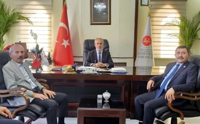 Diyanet Birlik Sen Genel Başkanı Kenan Ak, Müftü Bozkurt ile görüştü