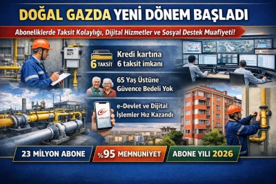 Doğal Gazda Yeni D&ouml;nem Başladı