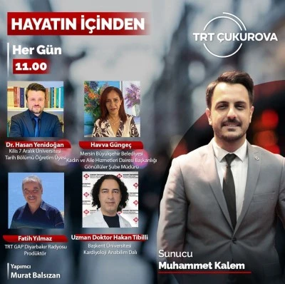 Dr. Öğr. Üyesi Yenidoğan, TRT Çukurova Radyosu’na konuk oldu
