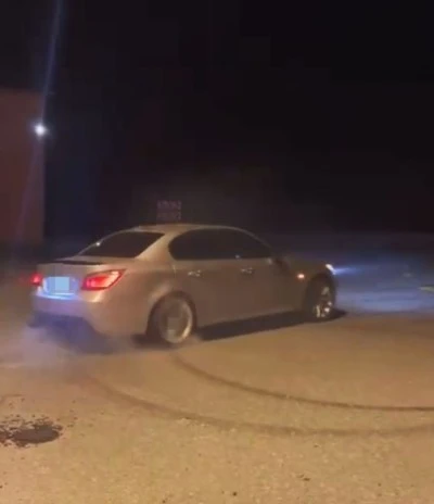 Drift yapan sürücüye 46 bin 392 TL ceza