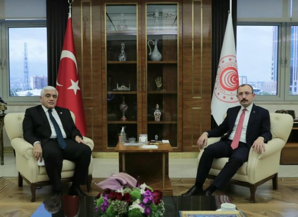 DÜLGER, TİCARET BAKANI MUŞ'A HAYIRLI OLSUN DEDİ